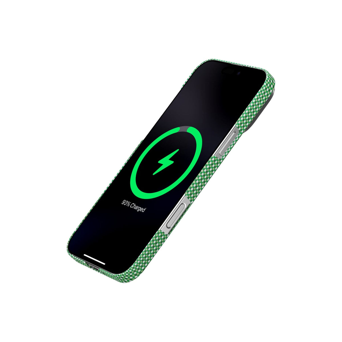 Aramid Fiber Magsafe uyumlu Manyetik Powerbank Forest Green