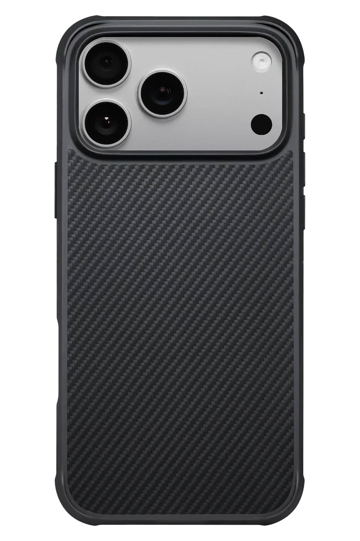 PITAKA Black Gray Twill Aramid Fiber TPU Magsafe Uyumlu iPhone 17