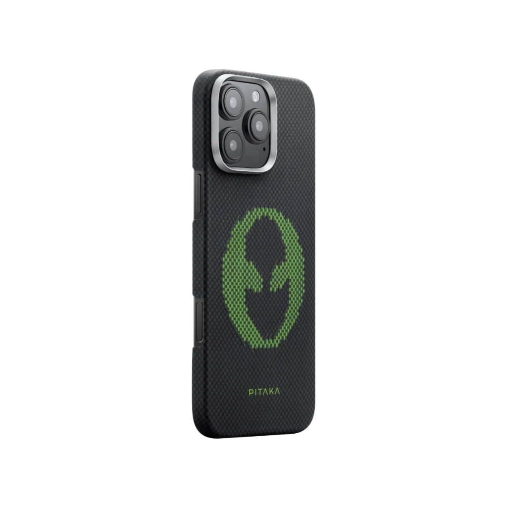 Pitaka iPhone 16 Pro Karbon Kılıf MagSafe Uyumlu Aramid Fiber - Edge Alien