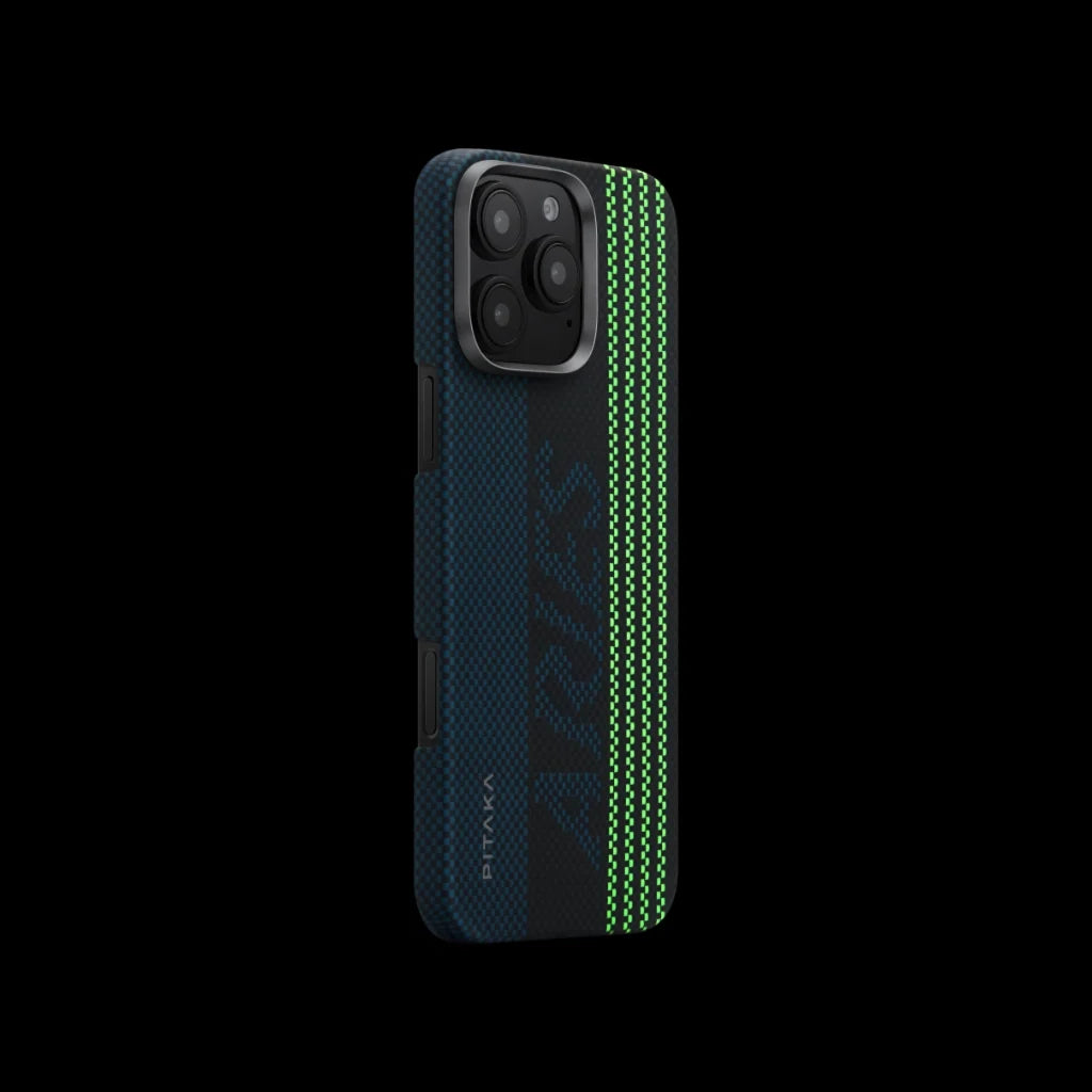 iPhone 16 Pro Karbon Kılıf MagSafe Uyumlu Aramid Fiber - Edge Credit Card