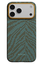 Pitaka Breath of Veins iPhone 17 Pro Aramid Fiber Karbon MagSafe Kılıf Dive Green