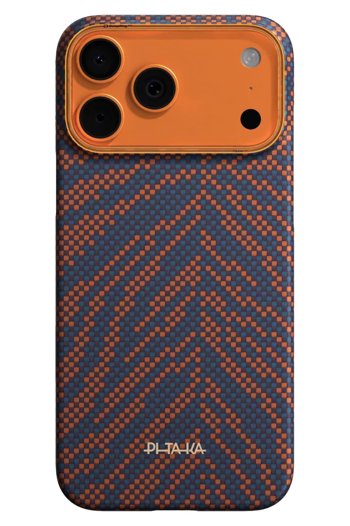 Pitaka Breath of Veins iPhone 17 Pro Max Aramid Fiber Karbon MagSafe Kılıf Burning Orange