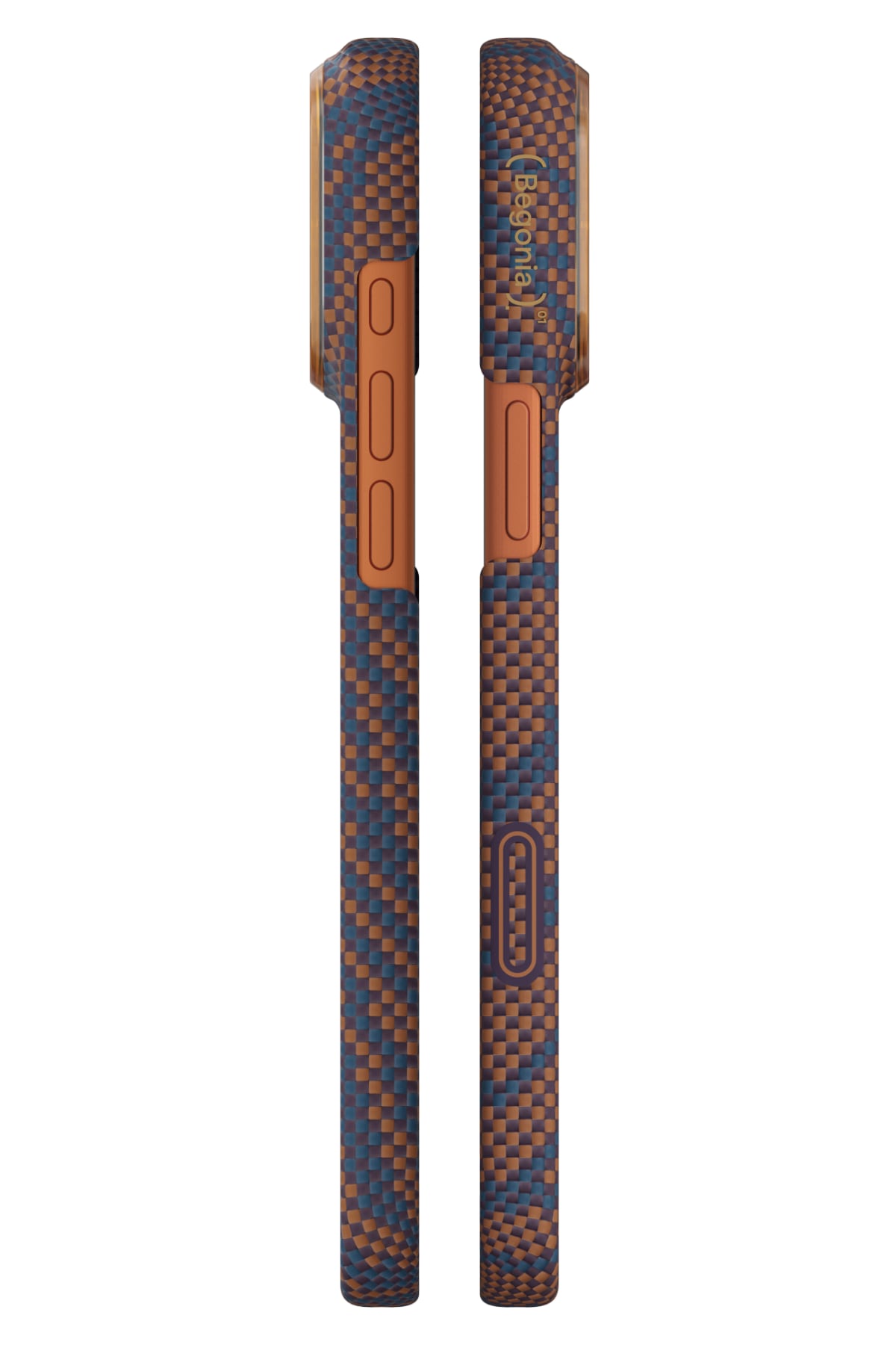 Pitaka Breath of Veins iPhone 17 Pro Max Aramid Fiber Karbon MagSafe Kılıf Burning Orange
