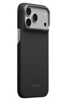 Pitaka Edge 600D iPhone 18 Pro MagSafe Uyumlu Kılıf Black Gray