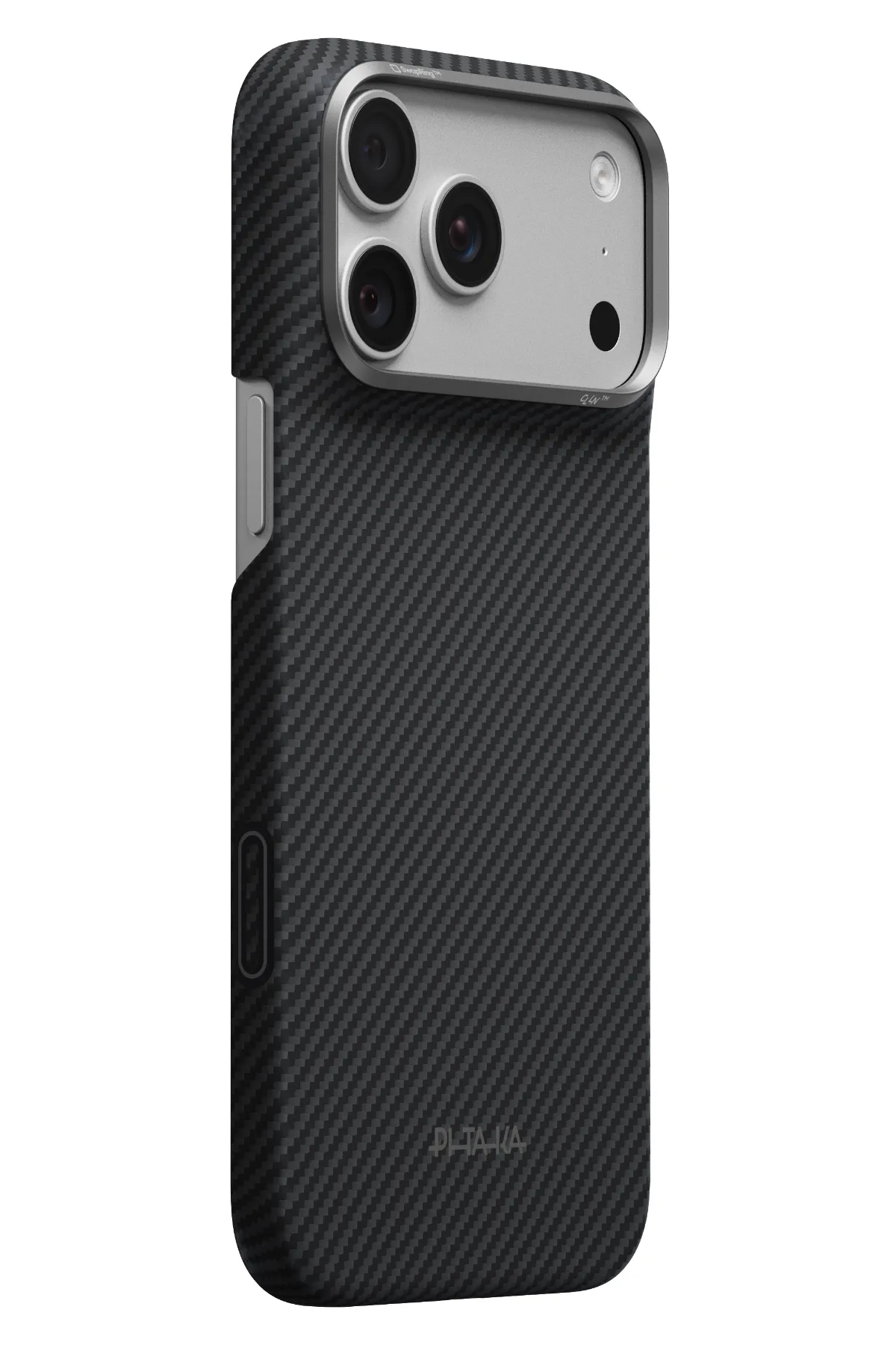 Pitaka Edge 600D iPhone 18 Pro Max MagSafe Uyumlu Kılıf Black Gray