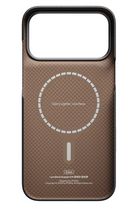 Pitaka Edge iPhone 18 Pro MagSafe Uyumlu Kılıf Lava Black