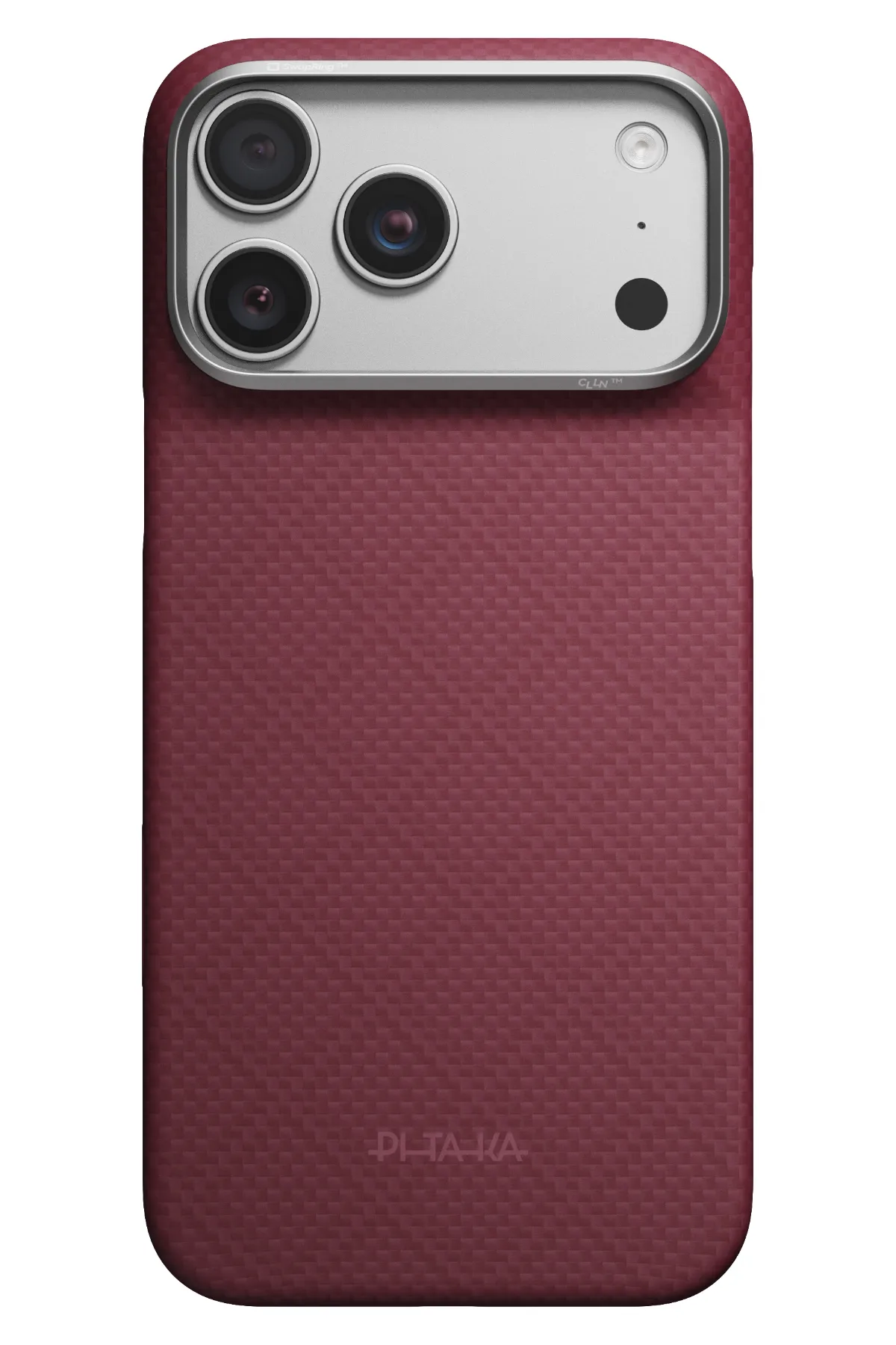 Pitaka Edge iPhone 18 Pro Max MagSafe Uyumlu Kılıf Burgundy