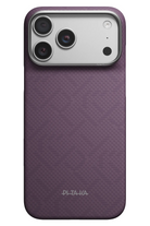 Pitaka Edge Weaving iPhone 18 Pro Max MagSafe Uyumlu Kılıf Charoite Purple