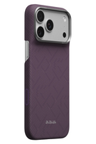 Pitaka Edge Weaving iPhone 18 Pro Max MagSafe Uyumlu Kılıf Charoite Purple