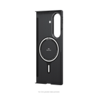 Galaxy Z Fold7 Karbon Kılıf MagSafe Uyumlu Aramid Fiber - Edge 600D Black Gray
