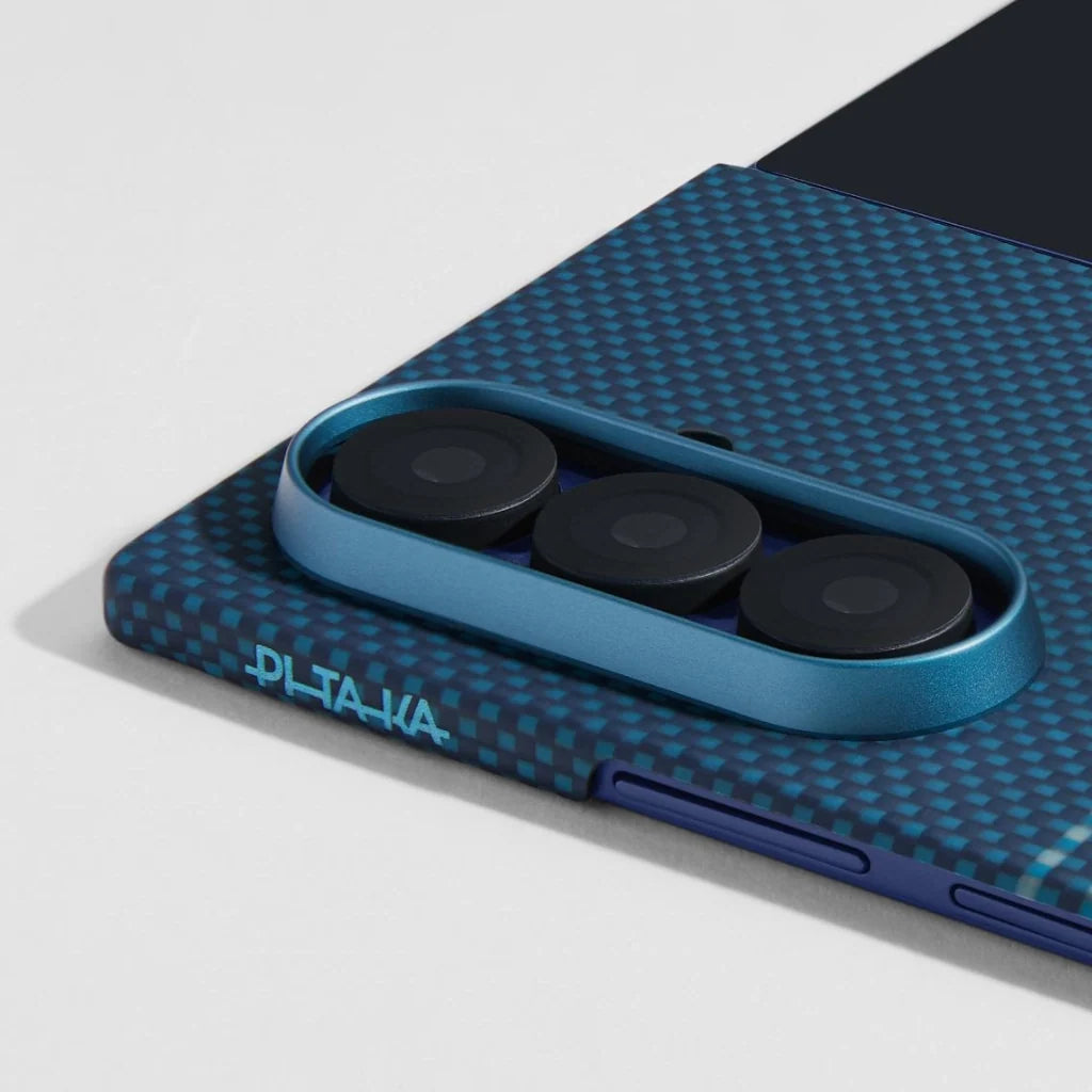 Pitaka Galaxy Z Fold7 Karbon Kılıf MagSafe Uyumlu Aramid Fiber - Edge Moonrise