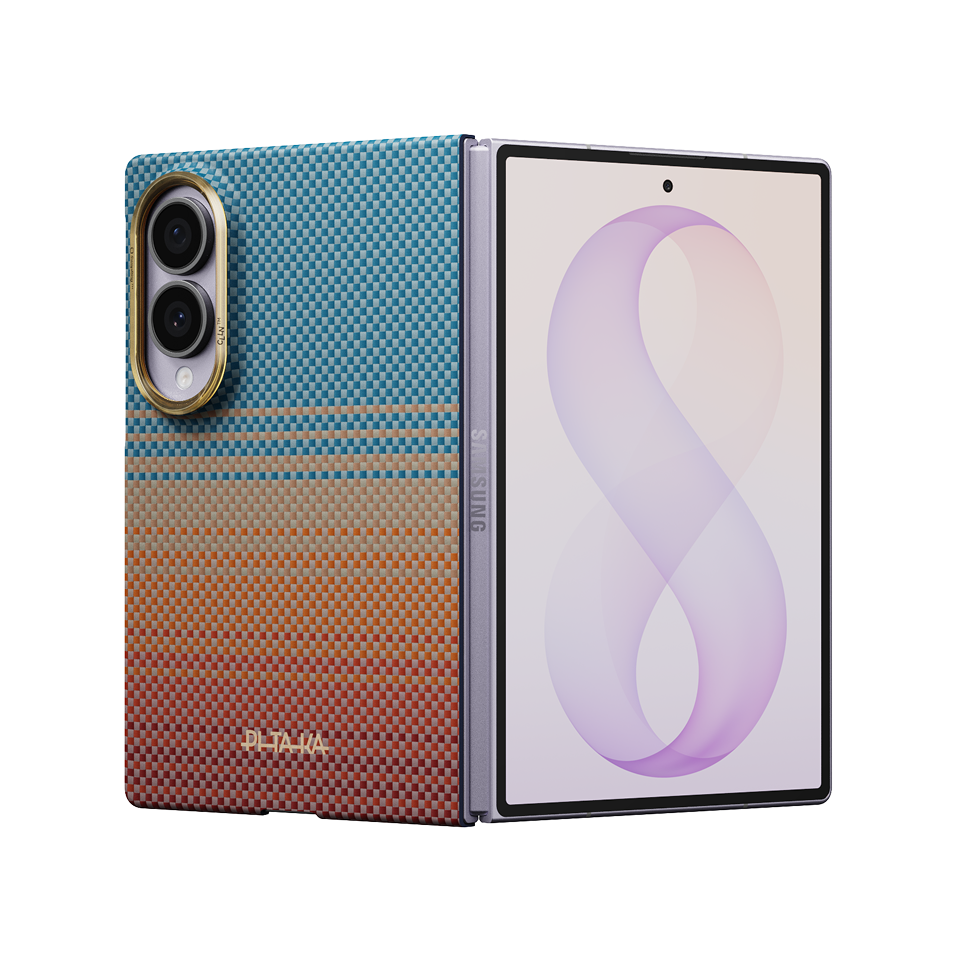 Galaxy Z Fold8 Karbon Kılıf MagSafe Uyumlu Aramid Fiber - Edge California Dream-01