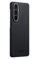 Pitaka Galaxy S26 Edge Black Grey Twill Aaron Kılıf