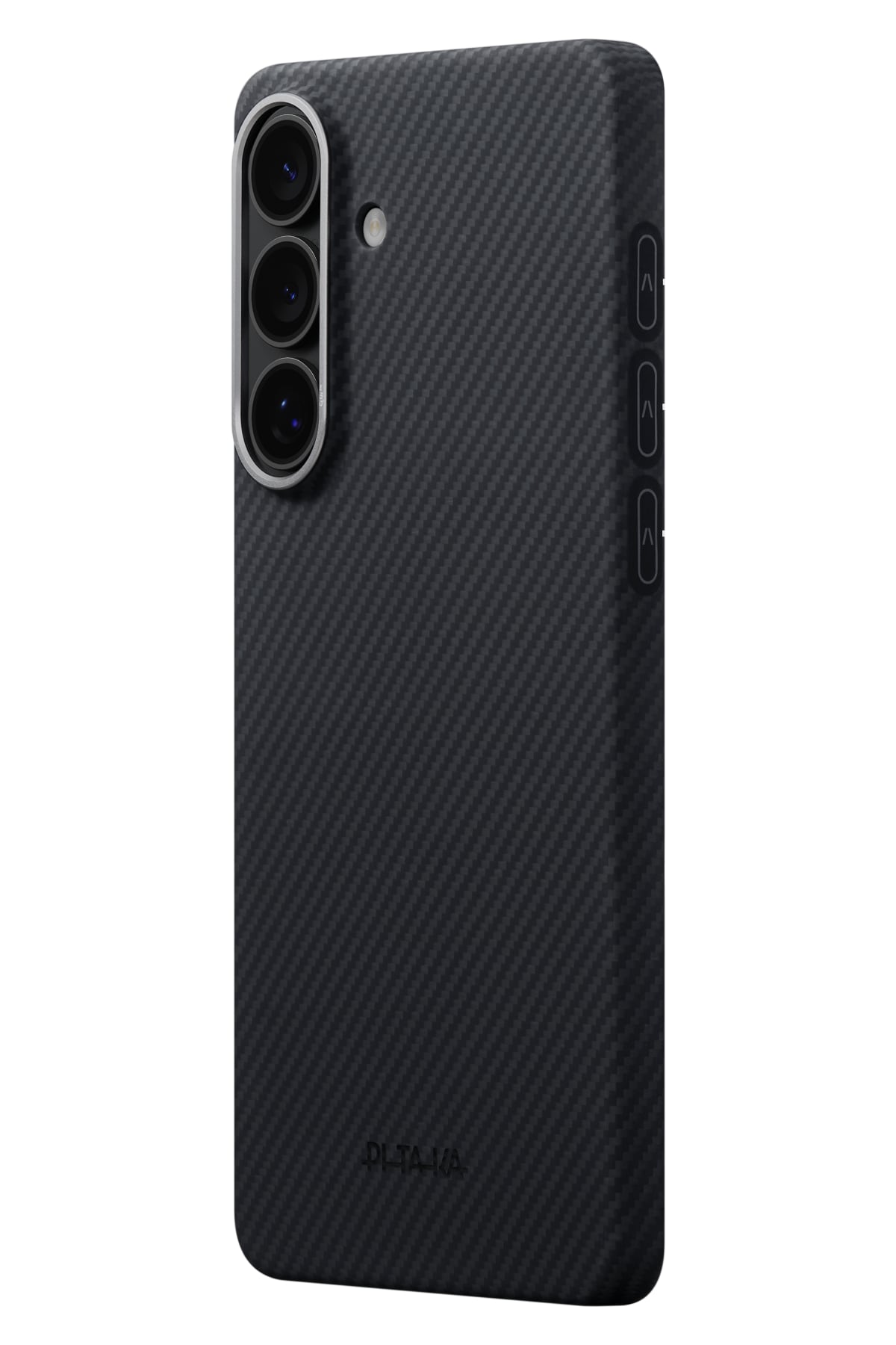 Pitaka Galaxy S26 Edge Black Grey Twill Aaron Kılıf