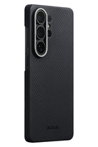 Pitaka Galaxy S26 Ultra Edge Black Grey Twill Aaron Kılıf