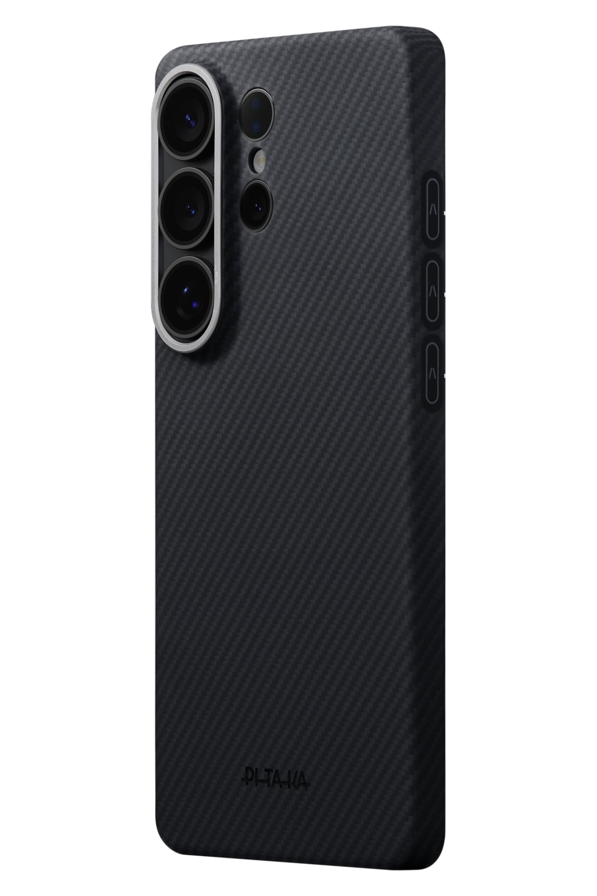 Pitaka Galaxy S26 Ultra Edge Black Grey Twill Aaron Kılıf