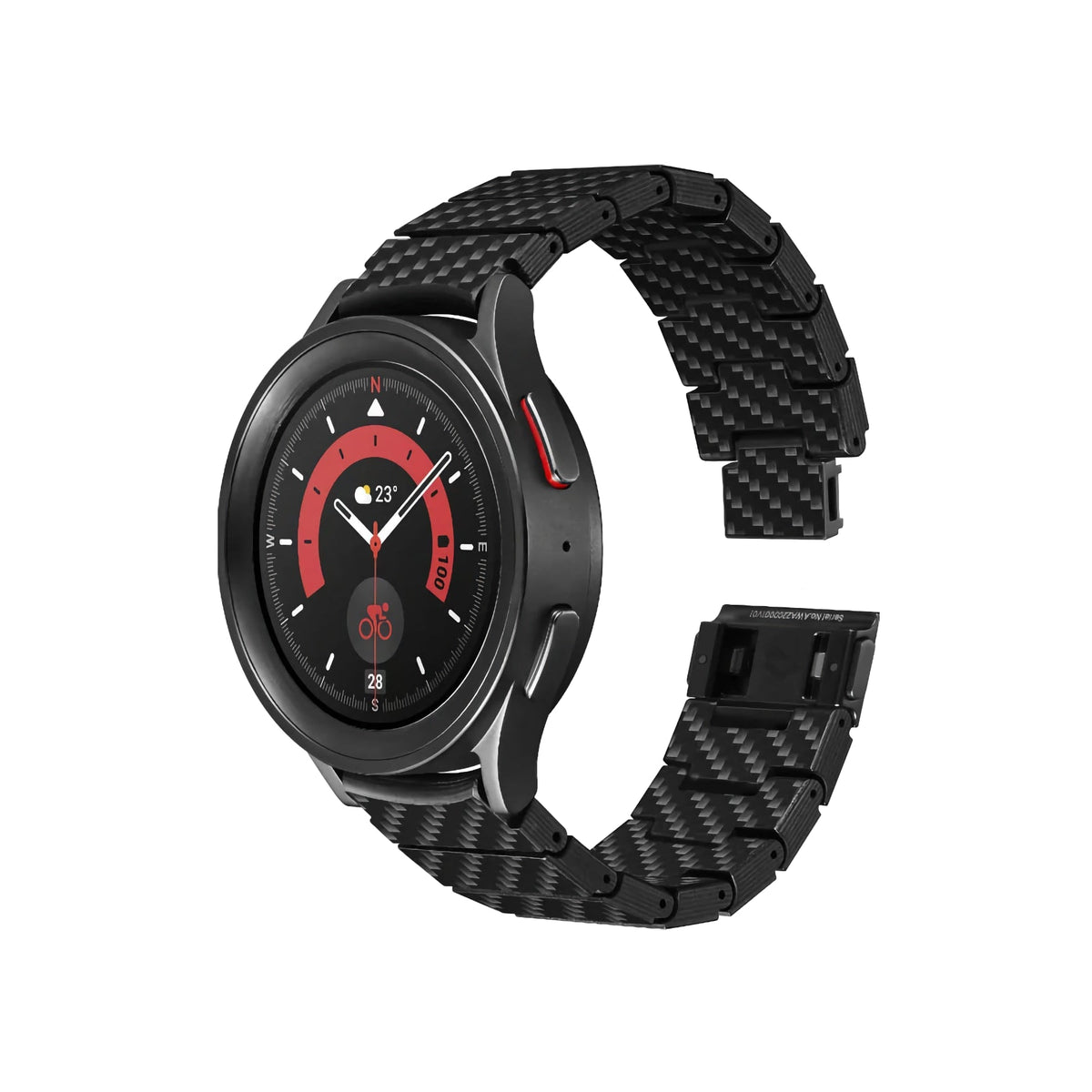 Pitaka Galaxy Watch Karbon Fiber Kordon Modern Serisi Black-Grey Twill