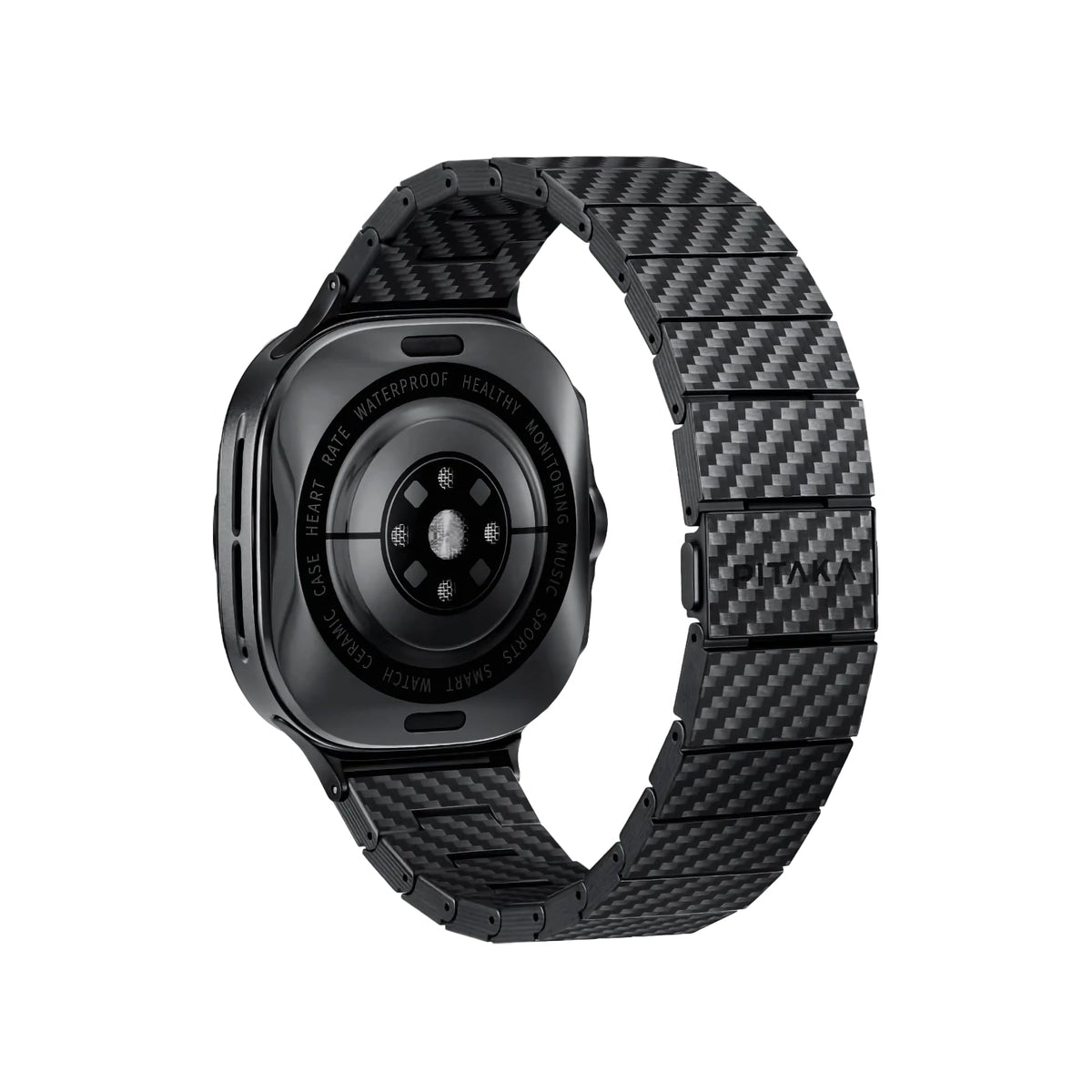 Pitaka Galaxy Watch Ultra 47mm Karbon Fiber Kordon Modern Serisi Black-Grey Twill