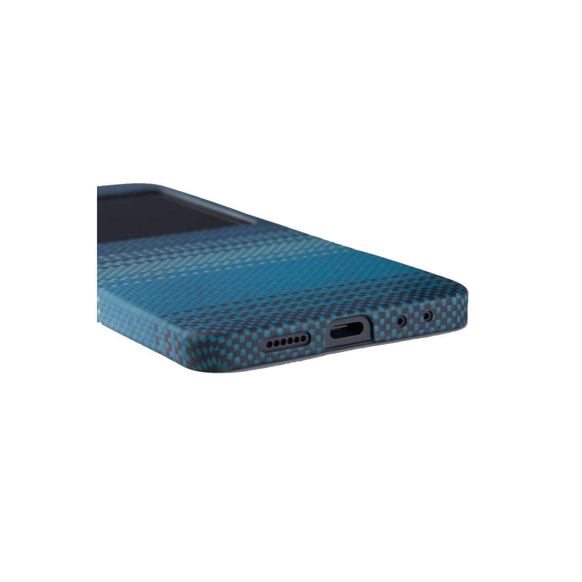 Galaxy Z Flip7 Karbon Kılıf MagSafe Uyumlu Aramid Fiber - Edge Moonrise