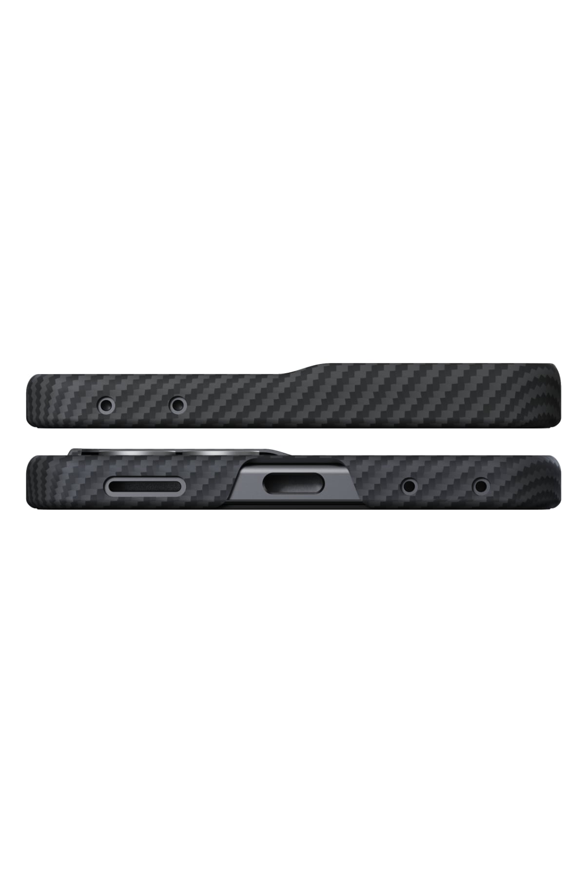 Pitaka Galaxy Z Flip8 Siyah Gri Aramid Fiber Kılıf | MagSafe Uyumlu Ultra İnce