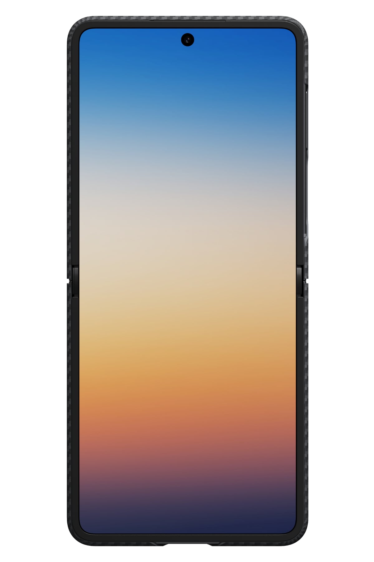 Pitaka Galaxy Z Flip8 Siyah Gri Aramid Fiber Kılıf | MagSafe Uyumlu Ultra İnce