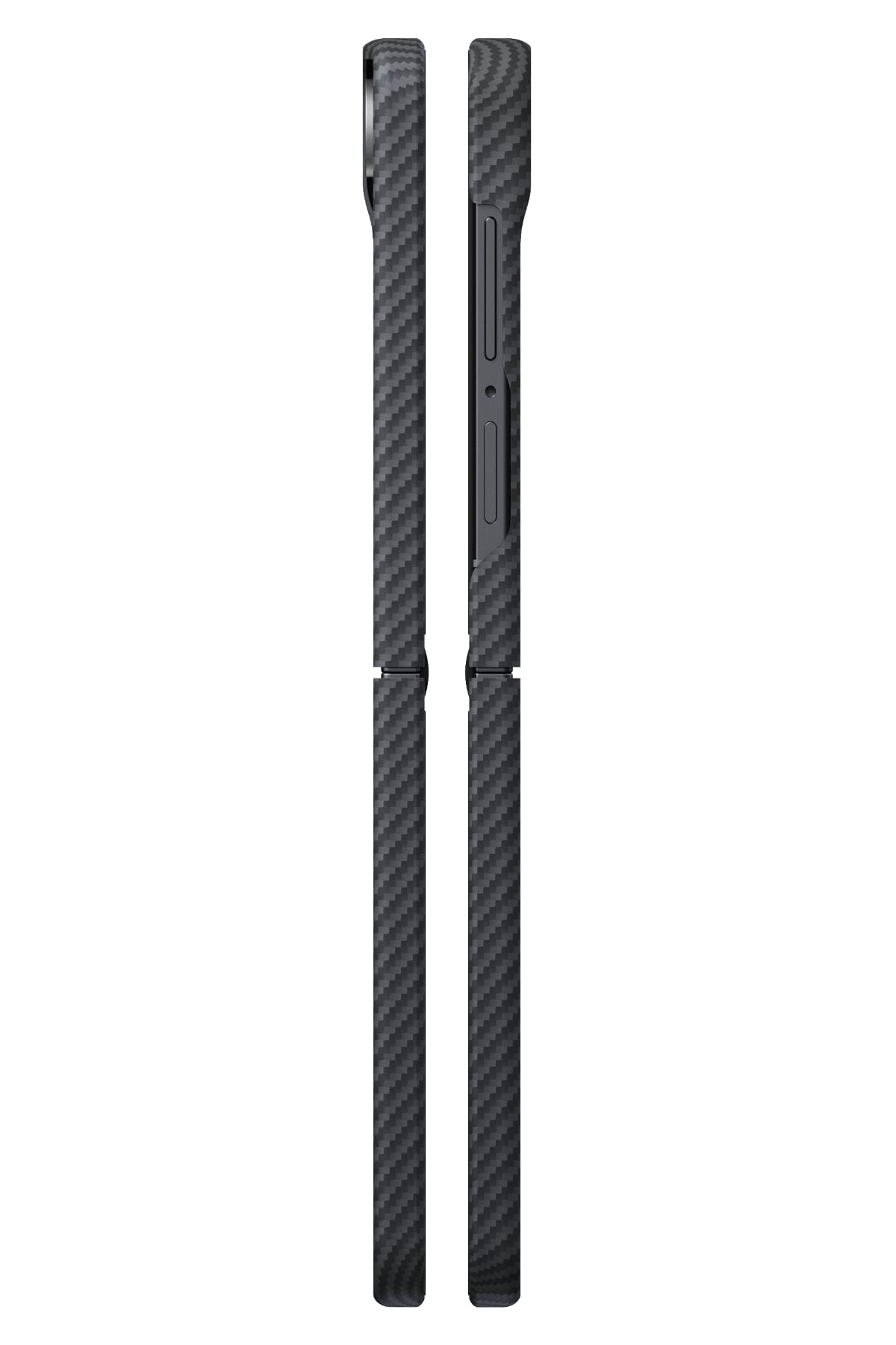 Pitaka Galaxy Z Flip8 Siyah Gri Aramid Fiber Kılıf | MagSafe Uyumlu Ultra İnce