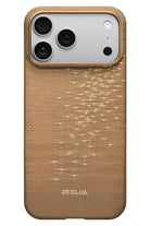 Pitaka Glints of Gold iPhone 17 Pro MagSafe Uyumlu Kılıf Golden Glint