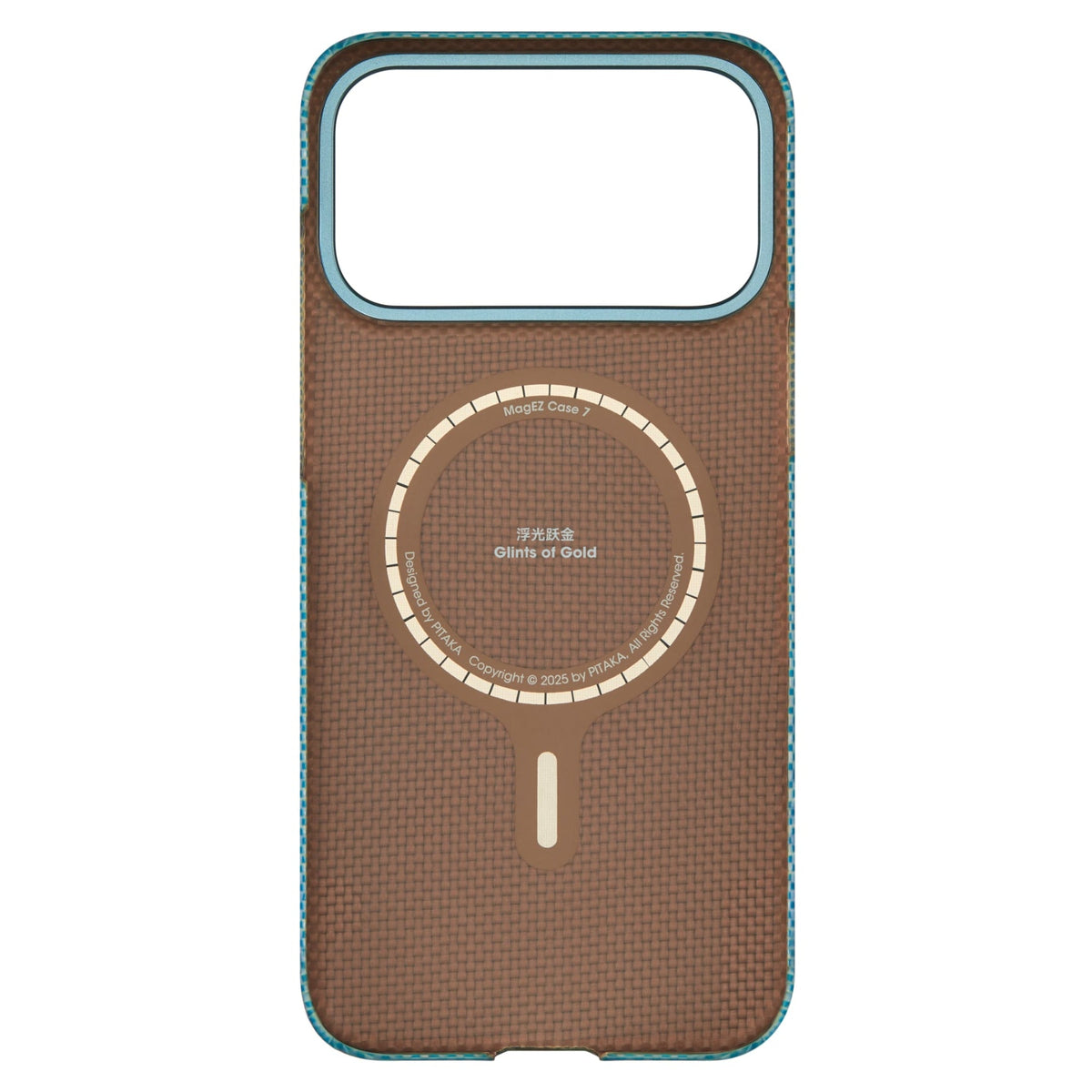 iPhone 17 Pro Karbon Kılıf MagSafe Uyumlu Aramid Fiber - Edge Lucid Blue