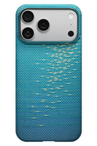Pitaka Glints of Gold iPhone 17 Pro Max MagSafe Uyumlu Kılıf Lucid Blue