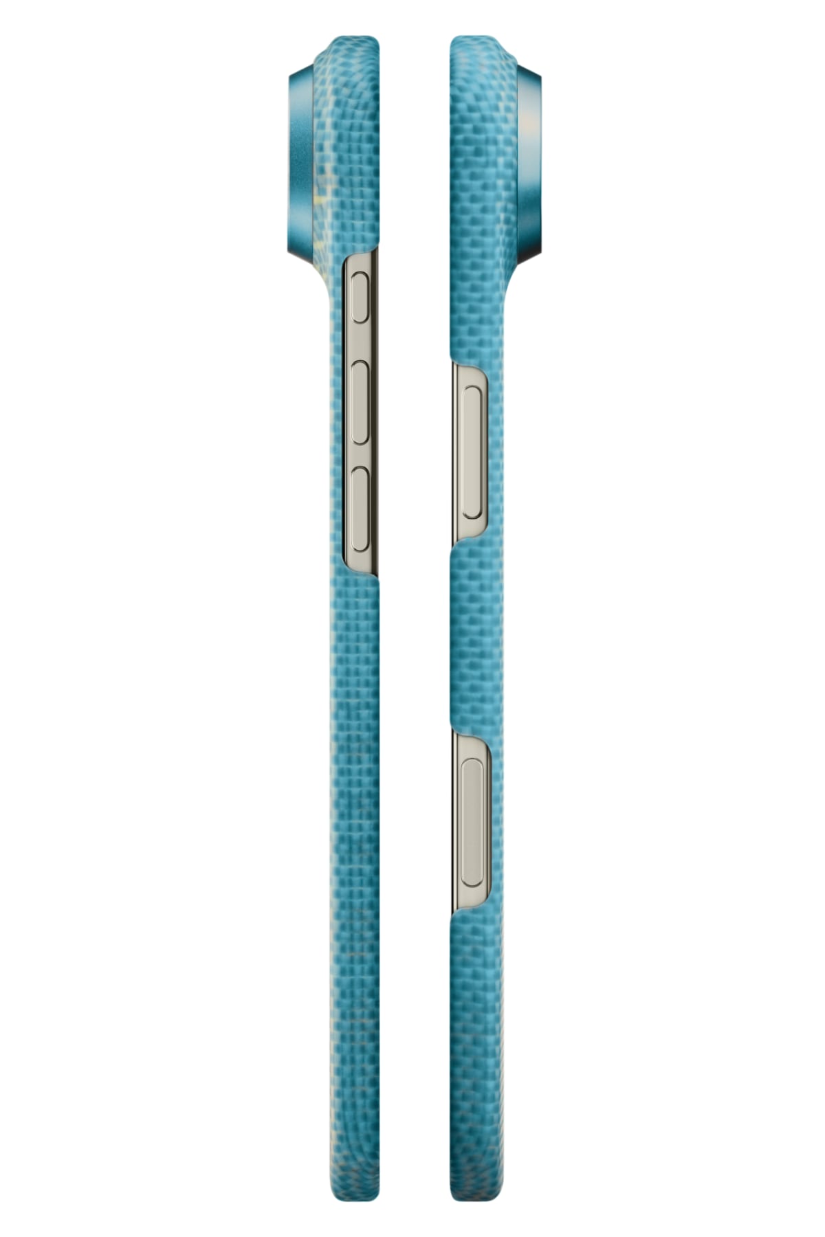 Pitaka Glints of Gold iPhone 17 Air MagSafe Uyumlu Kılıf Lucid Blue