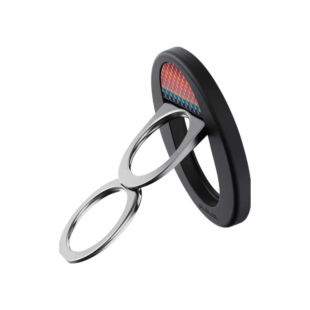 Aramid Fiber 600D MagEZ Grip 3 Magsafe Magnetik Ring Stand Telefon Tutucu California Dream