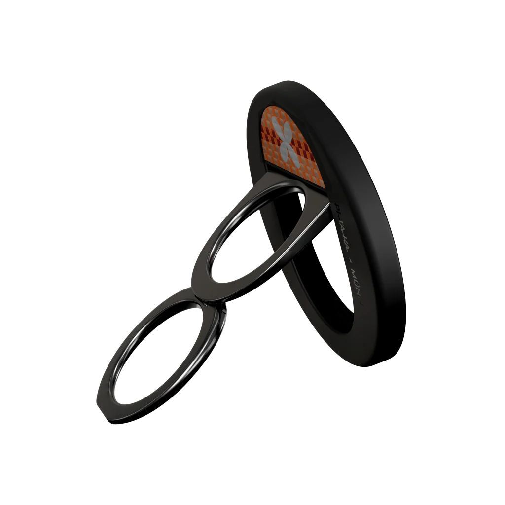 Aramid Fiber 600D MagEZ Grip 3 Magsafe Magnetik Ring Stand Telefon Tutucu Cloud Dusk