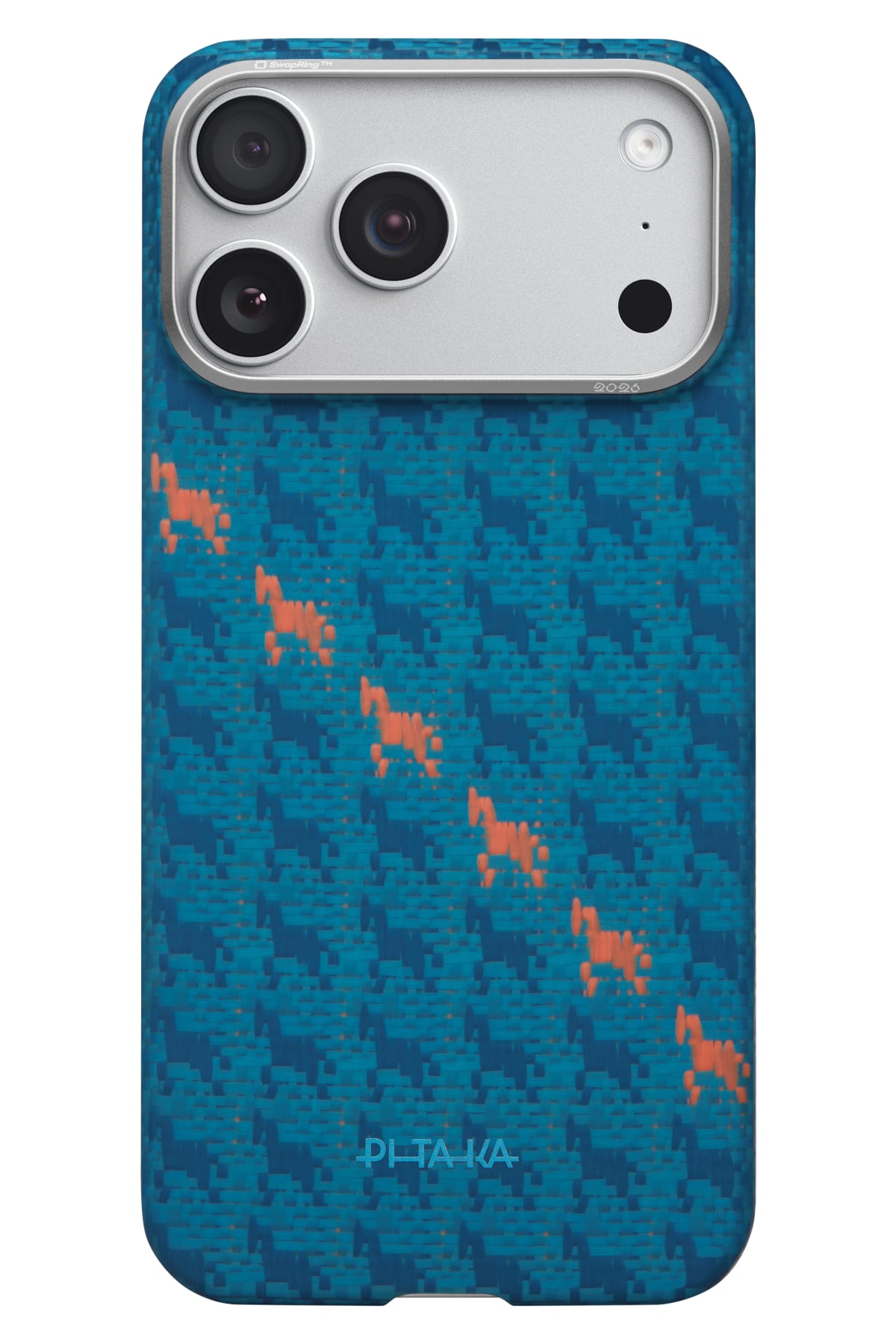 Pitaka Happines Rides In iPhone 17 Pro MagSafe Uyumlu Kılıf Indigo