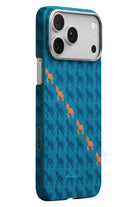 Pitaka Happines Rides In iPhone 17 Pro MagSafe Uyumlu Kılıf Indigo