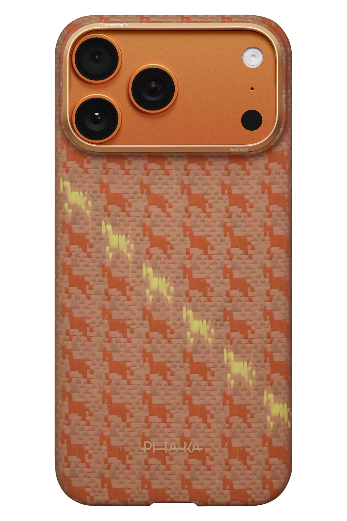 Pitaka Happines Rides In iPhone 17 Pro Max MagSafe Uyumlu Kılıf Amber