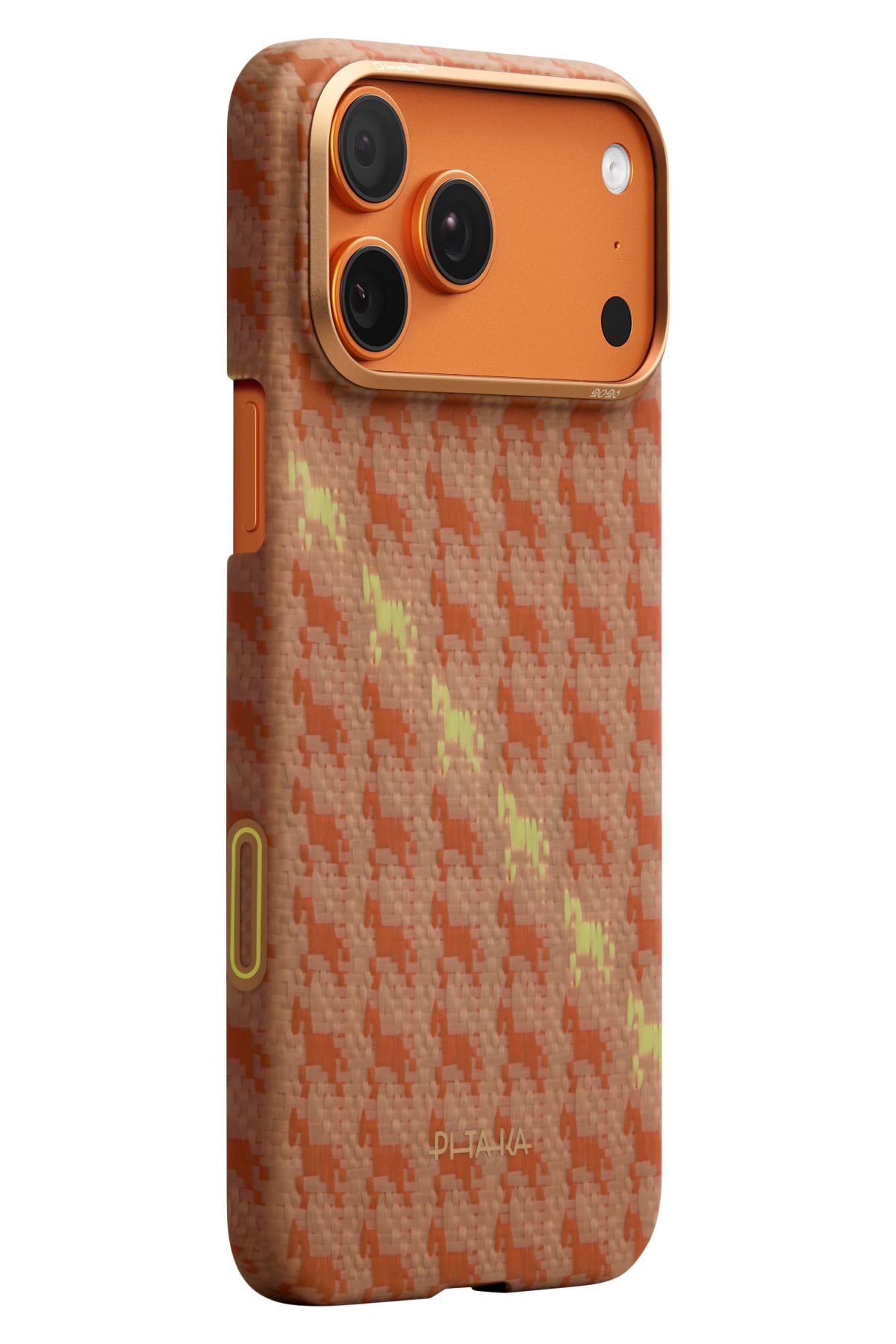 Pitaka Happines Rides In iPhone 17 Pro Max MagSafe Uyumlu Kılıf Amber