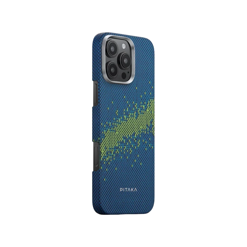 iPhone 16 Pro Karbon Kılıf MagSafe Uyumlu Aramid Fiber - Edge Milky Way Galaxy Lumintex