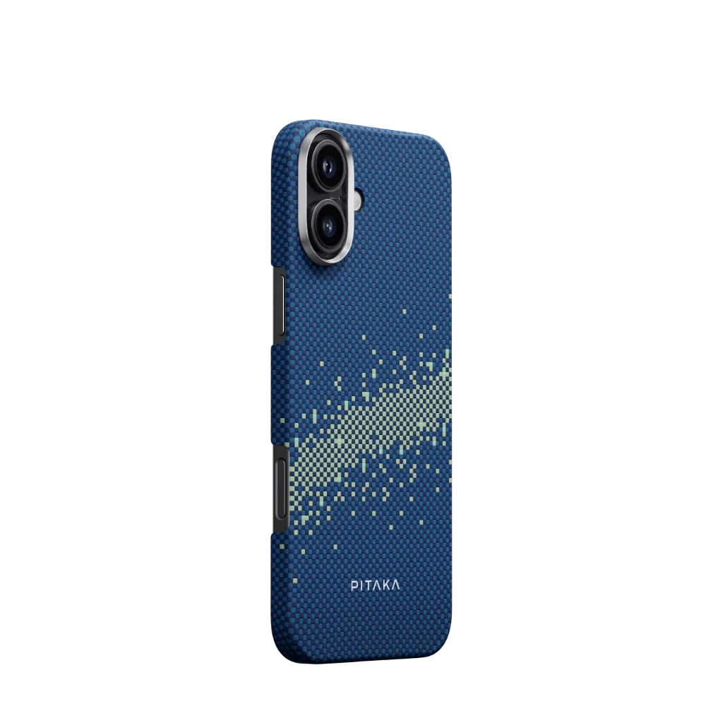 Pitaka iPhone 16 Karbon Kılıf MagSafe Uyumlu Aramid Fiber - Edge Milky Way Galaxy