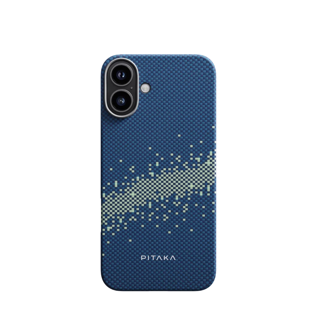 iPhone 16 Karbon Kılıf MagSafe Uyumlu Aramid Fiber - Edge Milky Way Galaxy
