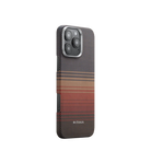 Pitaka iPhone 16 Pro Karbon Kılıf MagSafe Uyumlu Aramid Fiber - Edge Sunset