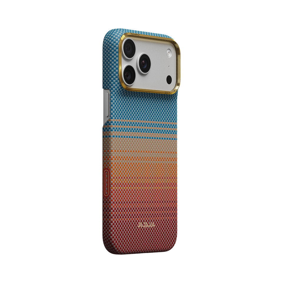 Pitaka iPhone 18 Pro Max Karbon Kılıf MagSafe Uyumlu Aramid Fiber - Edge California Dream-01