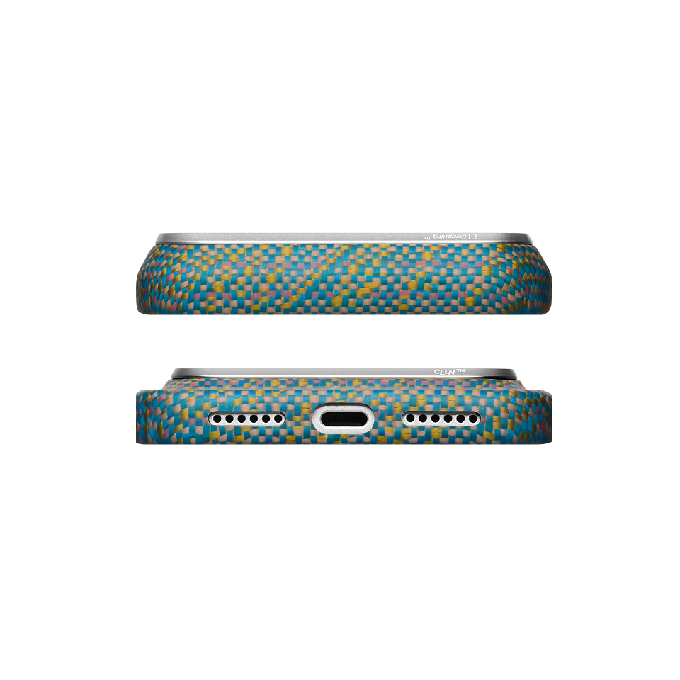 iPhone 18 Pro Karbon Kılıf MagSafe Uyumlu Aramid Fiber - Edge Berlin Nocturne