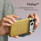Pitaka iPhone 18 Pro Karbon Kılıf MagSafe Uyumlu Aramid Fiber - Edge Golden Drift