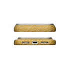Pitaka iPhone 18 Pro Karbon Kılıf MagSafe Uyumlu Aramid Fiber - Edge Golden Drift