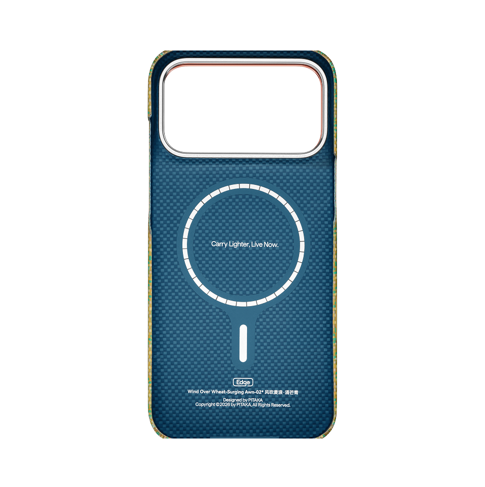iPhone 18 Pro Max Karbon Kılıf MagSafe Uyumlu Aramid Fiber - Edge Surging Awn