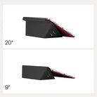Pitaka iPad Air 13 M4 / M3 / M2 Kılıf Folio 3 Kırmızı, Kalem Bölmeli Standlı