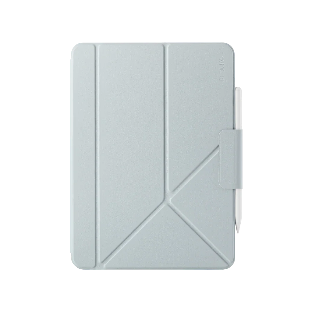 Pitaka iPad Air 11 M4 / M3 / M2 Kılıf Folio 3 Açık Mavi, Kalem Bölmeli Standlı