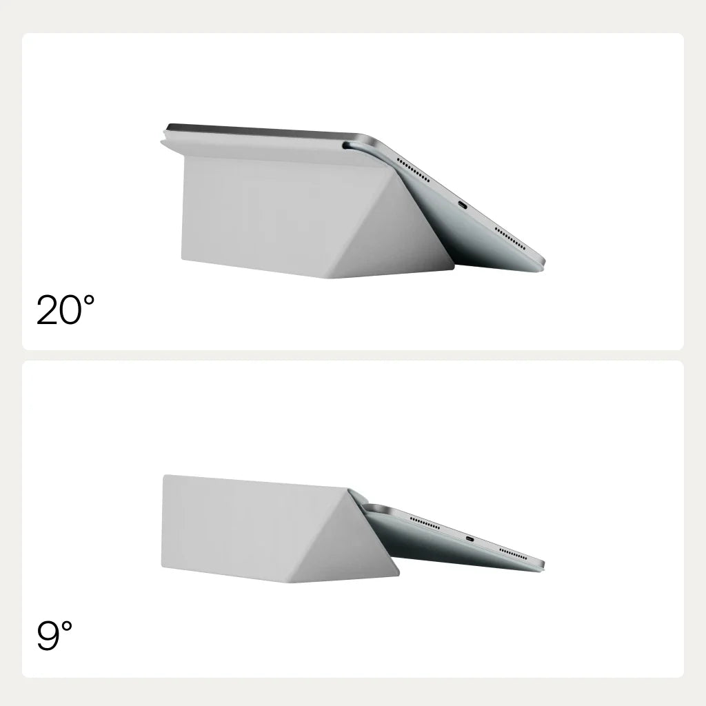 Pitaka iPad Air 11 M4 / M3 / M2 Kılıf Folio 3 Açık Mavi, Kalem Bölmeli Standlı