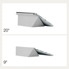 Pitaka iPad Air 11 M4 / M3 / M2 Kılıf Folio 3 Açık Mavi, Kalem Bölmeli Standlı