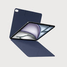 Pitaka iPad Air 13 M4 / M3 / M2 Kılıf Folio 3 Gece Mavisi, Kalem Bölmeli Standlı